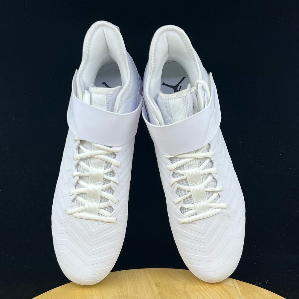 Nike Jordan Alpha Menace Pro 2 Mid SMU P White Black CV1676 103 Men's Size 12.5 - Picture 8 of 10